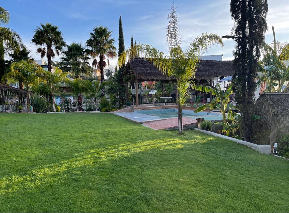 Jardin Quinta Las Fuentes Cabanas, Valsequillo. Puebla Bagian luar foto